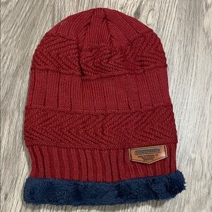 Red and Blue Beanie